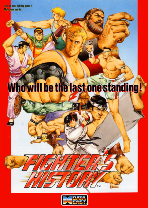 Fighter's History (World ver 43-07, DE-0380-2 PCB) Arcade Game Cover